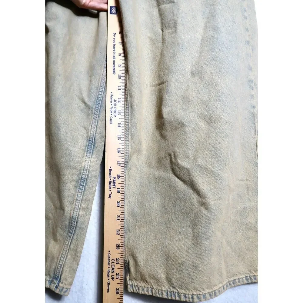 FREE PEOPLE We The Free‎ Waterfalls Bagsy Wide-Leg Jeans Size 30